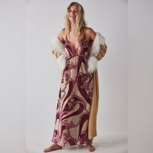 Bali Butterfly Burnout Slip Dress